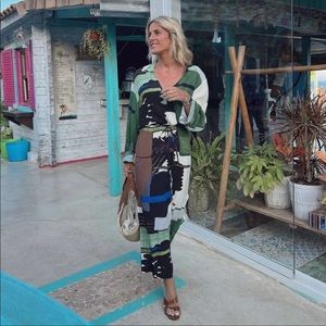 Zara printed tunic dress